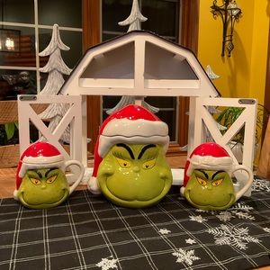 the Grinch Christmas set